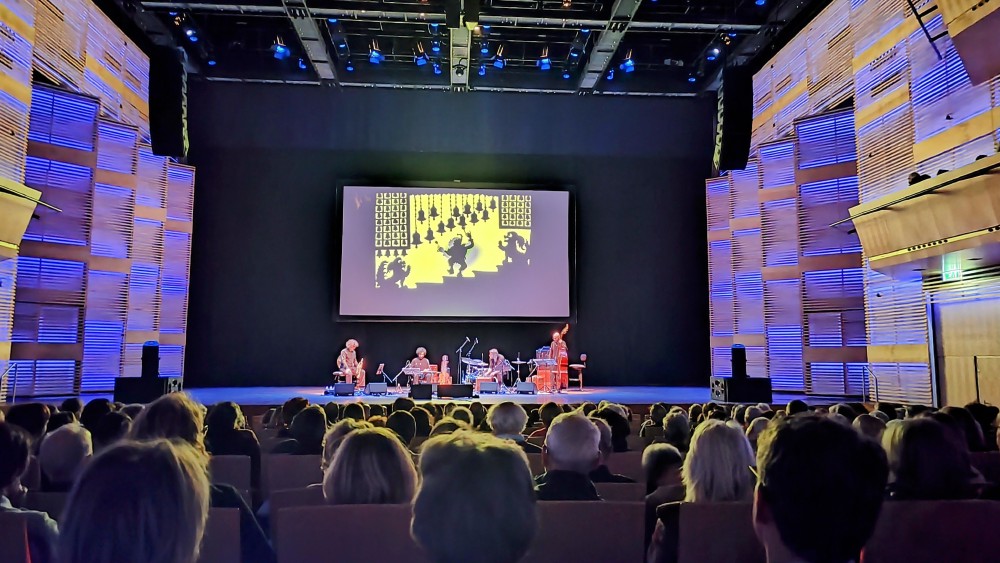 Transfixed audience, as seen from Front of House